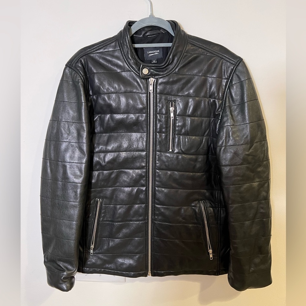 Lamarque Leather Biker Jacket